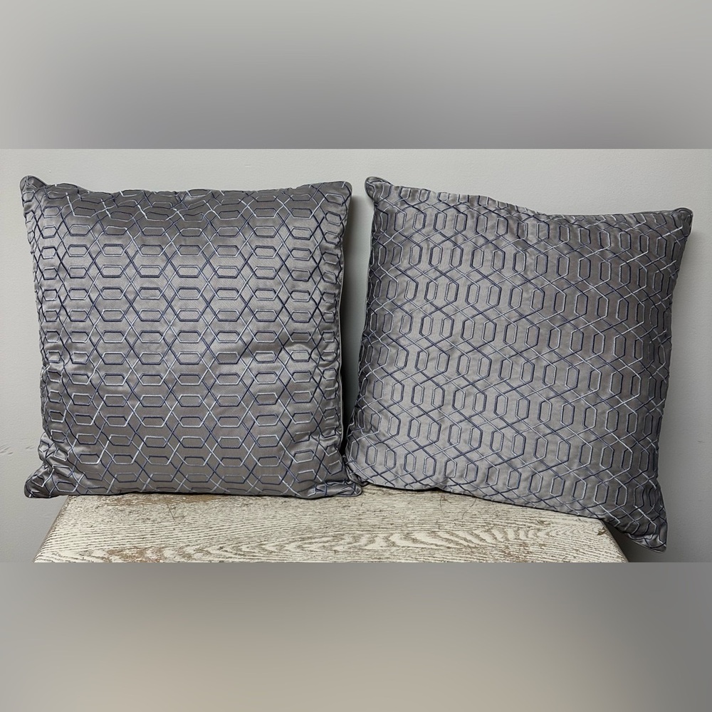 Hotel Collection Gray Accent 2 Pillows